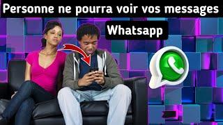 Personne ne pourra voir vos messages WhatsApp