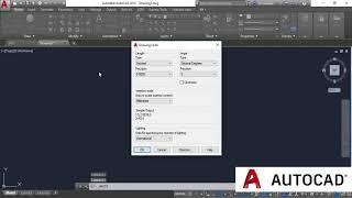 Limits and display units AutoCAD 2018 Tutorial EP05