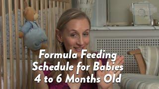 Formula Feeding Schedule for Babies 4 to 6 Months Old | CloudMom