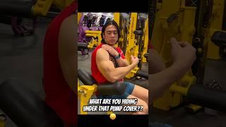 What’s under the pump cover? #kpop #babymonster #workout #gym #motivation #bodybuilding #aesthetic