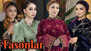 Saylanan turkmen moda koynek fasonlar 2024 / pombarh gulyupek fasonlar/ turkmen fasonlary