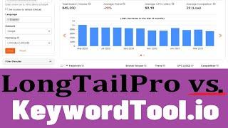 KeywordTool.io vs. Long Tail Pro Review Comparison - Which is Better?