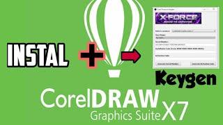 Instal Corel X7 + Keygen Full