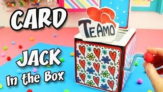 【 CARD MAKING 】 I LOVE YOU CARD Jack In The Box - Original Gift | aPasos Crafts DIY