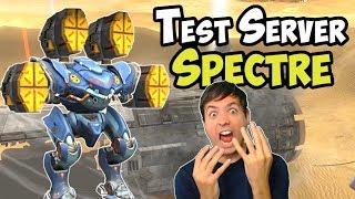War Robots New OP Robot Spectre Test Server Gameplay (3.6)
