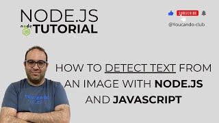 How to detect text from an image with node.js and javascript
