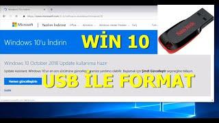 WİN 10 USB İLE FORMAT ATMA (DETAYLI