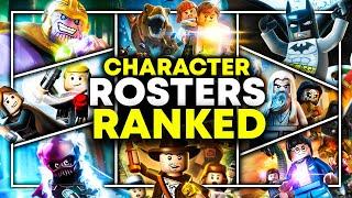 ALL LEGO Game Character Rosters Ranked From WORST To BEST