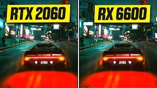 RTX 2060 vs RX 6600 15 Games Benchmark - Which GPU is Better? (DLSS + Ray Tracing)