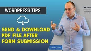 How to Send & Download PDF After Form Submission in Wordpress?