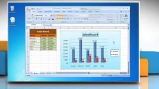 How to show and hide Primary Axes in Column (Vertical Bar) Graphs in Excel 2007