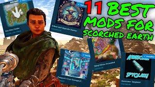11 BEST MODS for SCORCHED EARTH on Ark Survival Ascended!!!