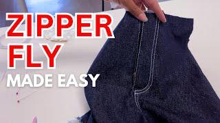 Easy Way to Sew a Jean Zipper Fly!... after testing a lot of pattern instructions