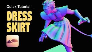 How to make a Dress or Skirt: Nomad Sculpt Quick Tutorial