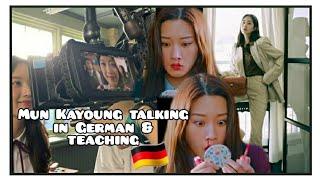 Mun Ga young speaking German (True Beauty Actor) Teaching Moonbin (Astro) German
