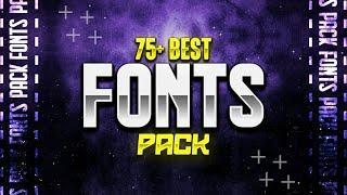 75+ best FONT PACK for GRAPHIC DESIGNERS |  GRAPHILIC | best fonts for pixellab, photoshop, Blender.