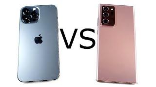 iPhone 13 Pro Max vs Galaxy Note 20 Ultra Speed Test!