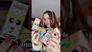 ASMR Unboxing Powerpuff Girls Makeup  #asmr #shorts