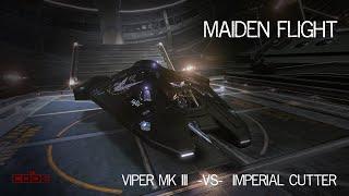 Maiden Flight: Viper Mk III vs Imperial Cutter | Classic Elite Dangerous PVP