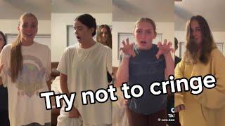 Try not to cringe girls @ care.bearrrrrr (Tik Tok videos compilation)