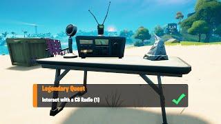 Interact with a CB Radio (1) - Fortnite Week 5 Legendary Quest