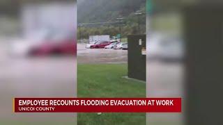 Impact Plastics employee recounts narrow escape through flood waters