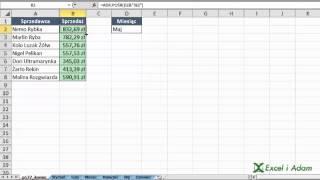 Excel - Dane z innych arkuszy w zależności od parametru ADR POŚR - porada #177