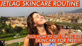 JETLAG SKINCARE ROUTINE | (+ How to get FREE Travel Size SKINCARE!!!)