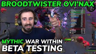 Mythic Broodtwister Ovi'nax War Within Raid Testing (Boss 5/8)