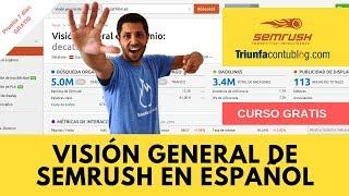 Visión general de SEMrush en Español: Curso SEMrush - Lección 1