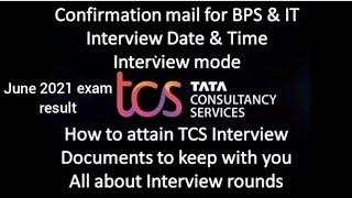 TCS NQT 2021 exam result For BPS & IT | TCS BPS & IT INTERVIEW DETAILS about technical, HR, MR round
