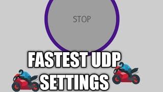 Fastest UDP SETTINGS for droid VPN 2023