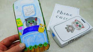 My Talking Tom 2. Paper Game. How to make iPhone 15. DIY