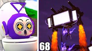 TITAN TVMAN  NEW POWER! | Tinky Winky Reacts: Skibidi Toilet New Seasons (68-1)