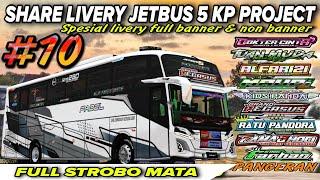 UPDATE SHARE 10 LIVERY MOD BUSSID JETBUS 5 KP PROJECT FULL BANNER & NON BANNER!