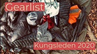 My Pile of Gear on the Kungsleden 2020 / Gearlist / roughly 4kg / 8.8lbs Baseweight