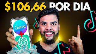 FAÇA 1000 VIDEOS EM 15 MINUTOS PARA MONETIZAR NO TIKTOK USANDO IA [CHATGPT + CANVA]