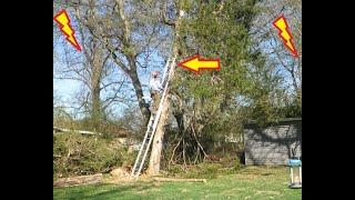 Eps.#141 DANGER and Note to self: Never limb a tree this way if you can help it. Luckily I survived