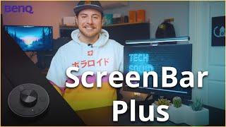 BenQ ScreenBar Plus - LED Desk Lamp | TechSquidTV