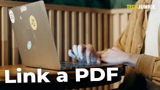 How to Upload and Provide a Link to a PDF