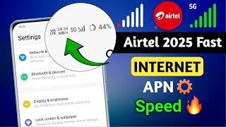 Airtel APN Settings 4G/5G 2025| Airtel Network Problem Solution  | Airtel Internet Not Working