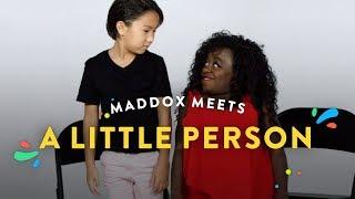 Maddox Meets a Little Person | Kids Meet | HiHo Kids