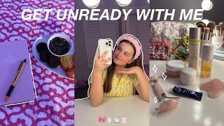 get UNREADY WITH ME  🫧 | self care vlog