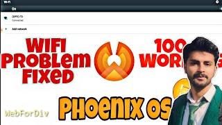 Phoenix OS Wifi Problem Fix | phoenix os wifi not working