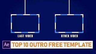 Top 10 Best End Screen Outro Template | Free After Effects Templates #5