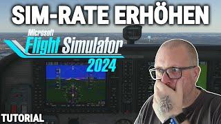 MICROSOFT FLIGHT SIMULATOR 2024 SIM-RATE ERHÖHEN | TUTORIAL ️