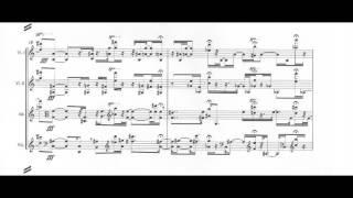 Iannis Xenakis - Ergma (w/score) (for string quartet) (1994)