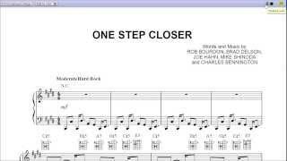 One Step Closer by Linkin Park - Piano Sheet Music:Teaser