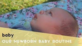 NEWBORN BABY ROUTINE - BABY SLEEP ROUTINE, BOTTLE FEEDS & BABY PLAY