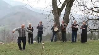 Old Georgian Man Vibing Dancing